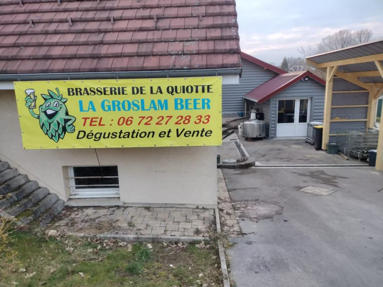 affiche brasserie de la quiotte